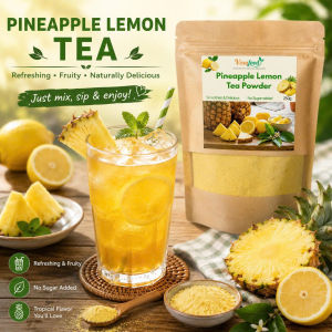 Pineapple Lemon Tea Powder I Refreshing Fruit Tea Healthy Drink I Low Calorie Daily Detox Drink Weight