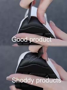 New Summer Wedge Sandals With Closed Toe Hollowed Out And Breathable WomenS Plus Size Platform Thick Sole Velcro Shoes Size 43