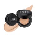MAKE OVER Powerstay Demi-Matte Cover Cushion W21 Coral Ivory. 