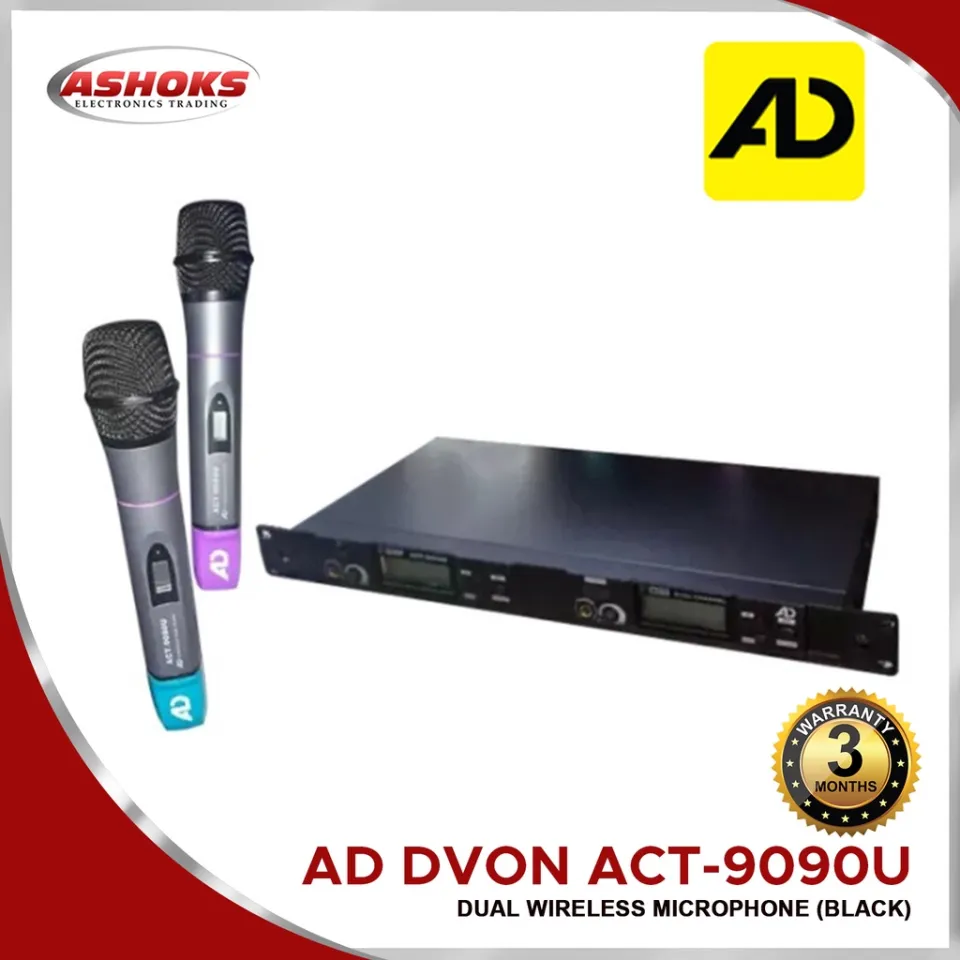 AD DVON ACT 9090U Dual Wireless Microphone AD DVON Wireless