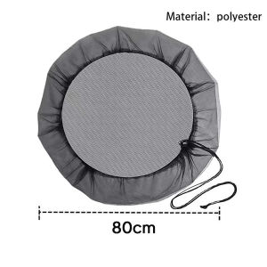 Rain Barrel Mesh Cover With Adjustable Drawstring Anti-Insect Leaves Filter Mesh 60/80/100cm Easy To Install Keep Water Clean