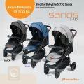 Kereta Bayi Stroller Babyelle Sands S730 One Hand Folding System. 