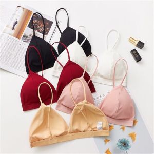 Áo Ngực Cotton Thun Gân Co Dãn Không Gọng Cài Sau DAN L&U 812