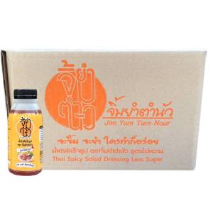 น้ำยำสำเร็จรูป ตราจิ้มยำตำนัว น้ำยำสูตร ไม่หวาน ขนาด 300 ml * 12 ขวด