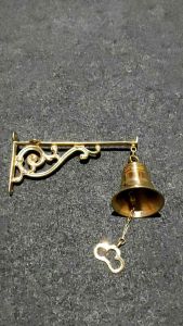 Bel pintu door bell lonceng siku panjang klasik kuningan