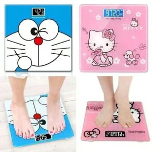 Timbangan Badan Digital/ Timbangan Badan Mini Digital Desain Kartun/Timbangan Karakter