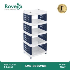 Rovega Supra Rak Susun 5 Tingkat TANPA Roda Premium SMR500WNB