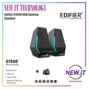 Edifier G1500 10W Gaming Speaker with Bluetooth/USB Audio/AUX/H Sound Effect/RGB/For PC Mac PS4 Mobile Phone