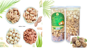 500Gram thập cẩm 4 Hạt loại tách vỏ( Óc chó Vàng/Hạt điều /mắc ca/hạnh nhân) TH FONUT NK Mỹ/ Úc giòn ngọt không bị hôi dầu