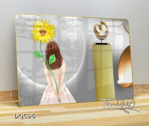 Khung tranh treo tường phòng khách - Tranh tráng gương treo tường Decor Hiện Đại 4