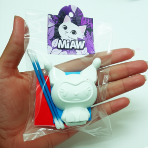 Mainan mewarnai gypsum kuromi my melody cinnamoroll stitch