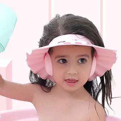 [HCM]NÓN GỘI ĐẦU CHẮN NƯỚC CHO BÉ CÓ VÀNH TAI CHỐNG NƯỚC HIỆU QUẢ - MŨ GỘI ĐẦU CHO BÉ - MŨ TẮM - MŨ TRẺ EM CHỐNG NƯỚC CÓ NHIỀU NẤC ĐIỀU CHỈNH VỪA VỚI VÒNG ĐẦU CHO BÉ