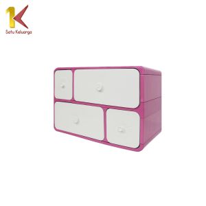 Satu Keluarga Underwear Storage Box C1244 Rak Laci Penyimpanan Pakaian Dalam Kaos Kaki Serbaguna