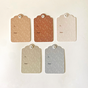 Hang Tag Ivory Boho Bohemian