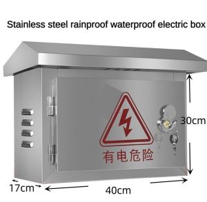 Splenda Original 304 stainless steel distribution box outdoor rain-proof high-voltage junction box control floor cabinet monitoring box
