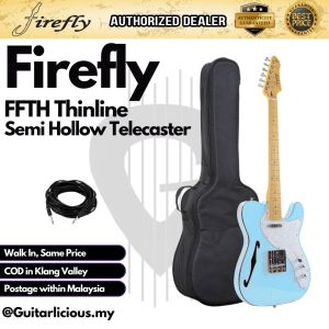 Firefly FFTH Thinline Telecaster Semi-Hollow Electric Guitar with bag ( FF TH / Semi Hollow )
