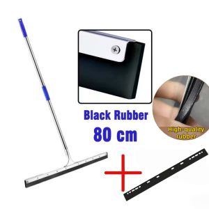 [buy 1 take 1rub] 304steel Heavy Duty Floor Squeegee Scrubber Silicon Rubber Blade Scraper Window Wiper Floor Mop Floor Wiper