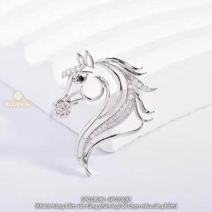 Ghim cài áo nam nữ Eleanor Accessories hình con ngựa phụ kiện thời trang trâm cài áo 10696