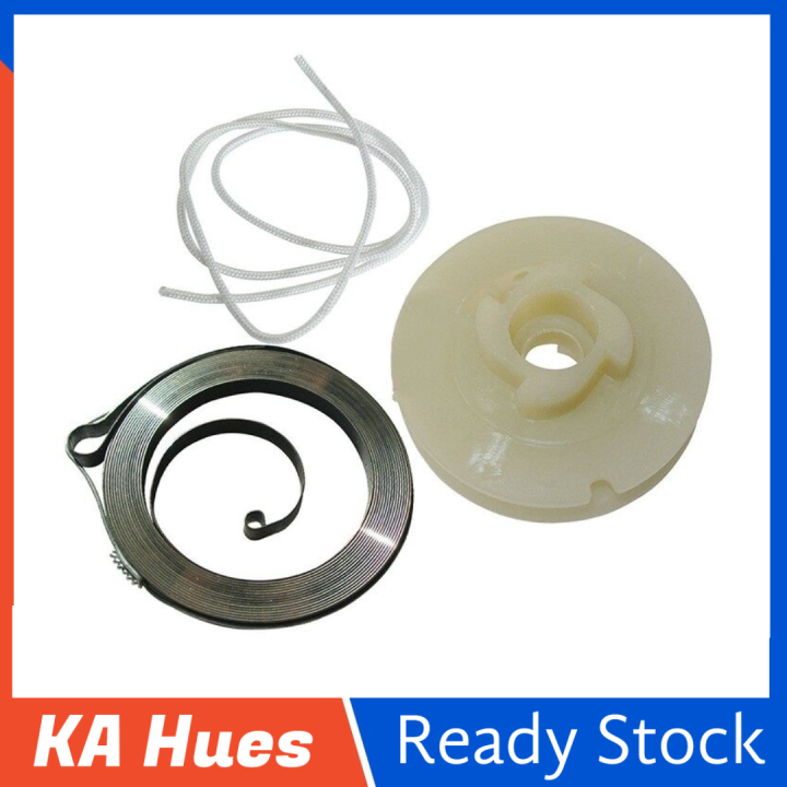 Recoil Starter Spring Pull Rope Set For Chinese-5200 4500 52cc 45cc ...
