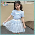 ABCKIDS Girls Princess Sleeves Shirt and Balloon Skirt Top and Skirt SET Cute OOTD Kuromi MyMelody. 