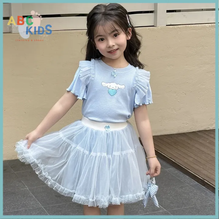 ABCKIDS%20Girls%20Princess%20Sleeves%20Shirt%20and%20Balloon%20Skirt%20Top%20and%20Skirt%20SET%20Cute%20OOTD%20Kuromi%20MyMelody%20-%20Image%203