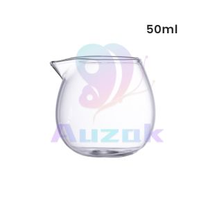 AUK Mini Milk Cups Small Milk Cups Espresso Cups Small Size Glass 20ml 50ml