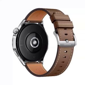 Huawei Original 22mm Cowhide Camellia Brown Strap Watchband for WATCH GT4 46mm/Watch 4/4Pro/Ultimate/Buds/3Pro New/GT3 Pro 46mm