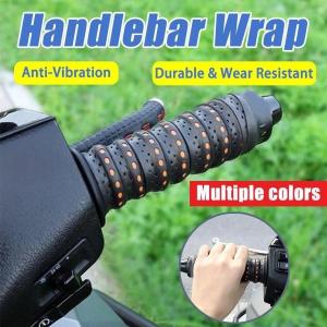 Motorcycle Handlebar Wrap PU Bar Tape for Road Cycling Anti Slip Wear Resistant Handle Wraps Bar Tape