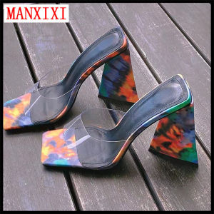 MANXIXI Dép Cao Gót Thời Trang Nữ Dép Xăng Đan Gợi Cảm 4.13 Inch Nhiều Màu Sắc Đẹp (Cỡ 36-43)