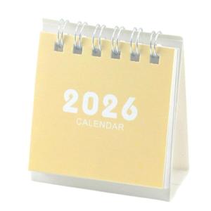 2026 Desk Calendar Twin-Coil Binding Tabletop Calendar 17 month Runs from Aug 2025 to Dec 2026 For Daily Scheduling