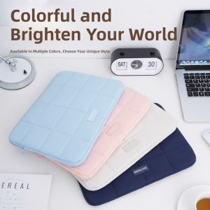 JDTYJ Chống sốc Túi đựng laptop Chống thấm nước Nhẹ Túi lưu trữ máy tính Đơn giản Lưới phồng Túi đựng máy tính xách tay Dành cho du lịch công tác