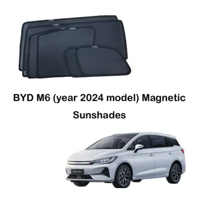 Magnetic Sunshades for BYD M6 - (From Year 2024 onwards)