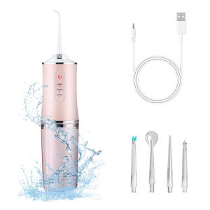 Water Flosser Oral Irrigator Cordless Portable USB Rechargeable 3 Modes Dental Water Flosser