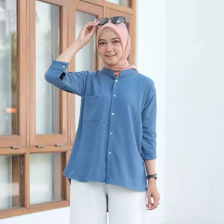 Atasan model terbaru 2023 SALE!! // Serra Blouse Bahan Katun Twill Ld