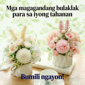 Nordic Style Artificial Flowers Set Ceramic Vase with Jute Rope Faux Plants Home Decor Living Room Table Decoration Fake Flower Arrangement