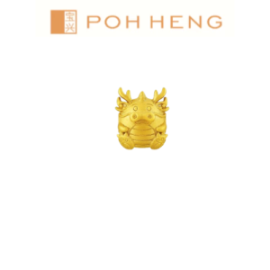 Poh Heng Jewellery 22K Guardians Of Fortune Dragon Charm in Yellow Gold [Price By Weight]