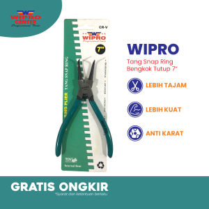 WIPRO Tang Snap RIng Bengkok Tutup 7 Inch CRV / Pliers Snap RIng