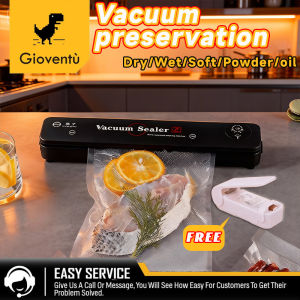 Portable Vacuum Sealer Machine Food Automatic Plastic Bag Sealing Machine Vacuum Fresh Keeping Bag Plastic Packaging Integrated Vacuum Machine Dry And Wet Mode Home Kitchen Commercial