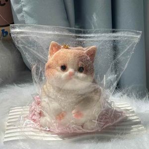 LZHDP MALL Slow Rebound Big Cat Doll Squeeze Toy Animal Cartoon Cat Fidget Toy Cute Soft Simulation Cat Squeeze Toys Sensory Toys