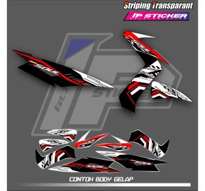 MIO SOUL KARBU (COD) STIKER STRIPING MOTOR YAMAHA MIO SOUL KARBU - STIKER LIST GRAFIK SIMPLE WARNA VARIASI DESAIN RACING HOLOGRAM DAN TRANSPARAN BISA COD IP.KODE-17