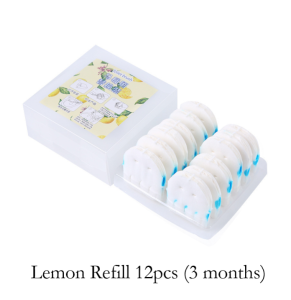 Easy Clean Disposable Toilet Brush and Holder Set with 12 Refills for Bathroom Cleaning- Space Saving Sturdy Deep Cleaning No Bacterial Residual