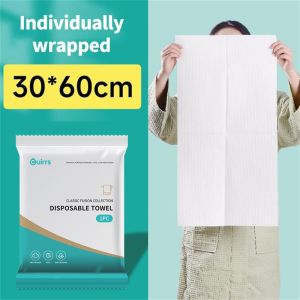 (HOME+) 70×140cm Large Thickened Disposable Bath Towels Portable Single Use Towels for Travel