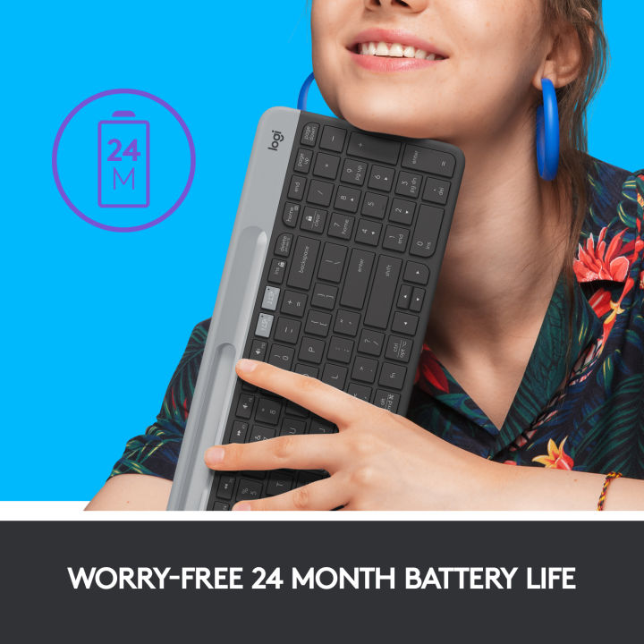 Logitech%20K580%20Multi-Device%20Slim%20Wireless%20Keyboard,%20Built-in%20Cradle%20for%20device;%20For%20Laptop,%20Tablet,%20Desktop,%20Smartphone,%20Win/Mac,%20Bluetooth/Receiver,%20Compact,%20Easy%20Switch,%2024%20Month%20Battery%20-%20Image%208
