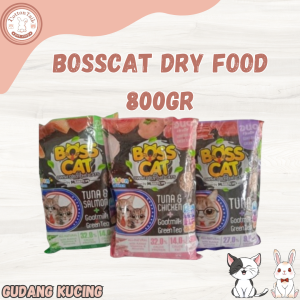 Makanan kucing kering Bosscat by markotops dry 800gr