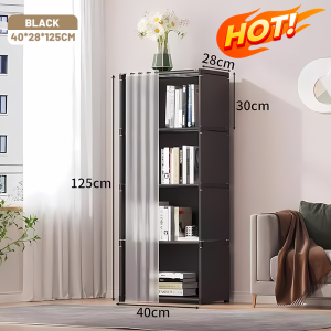 Dustproof Wardrobes Cabinet Clothes Cabinet With Curtain Multipurpose Book Organizer Simple Storage Cabinet for Clothes