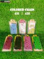COLORED CHAIN 415 / 428 WAVE / RAIDER / XRM / SMASH / DASH / RS 125 / RS 150 MADE IN THAILAND. 