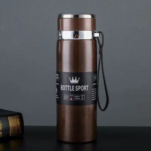 Lightweight And Easy To Carry Thermos Flask Travel Pot Good Heat Preservation Performance Outdoor Matte Coating
