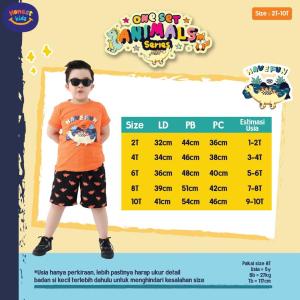 Setelan Anak Laki Laki Perempuan Honestkids Set Celana Pendek Anak Cowok Cewek