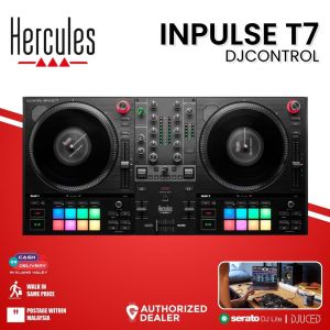Hercules DJ DJControl Inpulse T7 2-deck Motorized DJ Controller | Full DJ Software DJUCED & Serato DJ Lite Included
