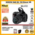 NIKON D40 KIT 18-55MM VR free accesories kamera. 